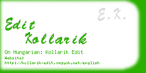 edit kollarik business card